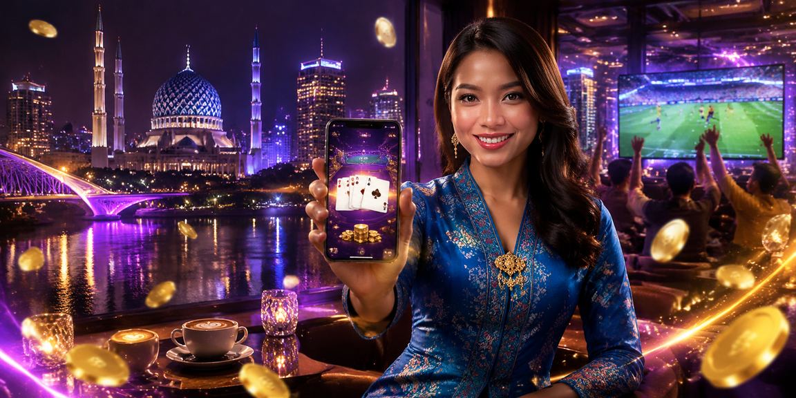 Pemain Selangor berpakaian baju kurung menikmati permainan dalam talian di 10400